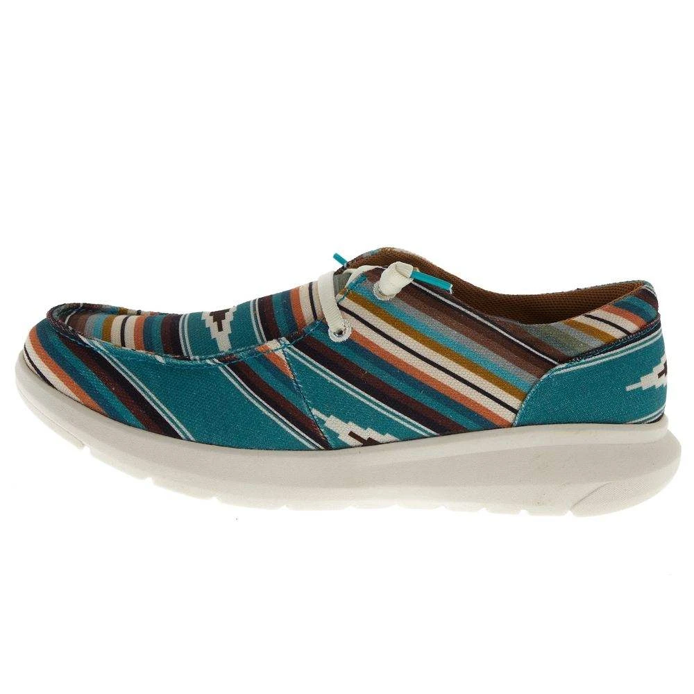 Ariat Women's Hilo Turquoise Serape Lace Up Shoe - Image 3