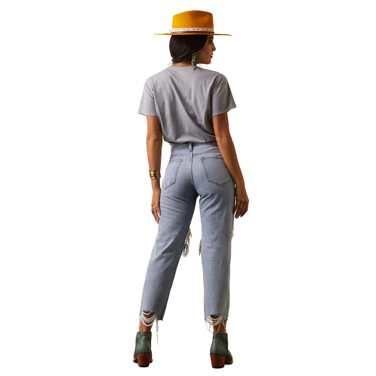 Ariat Womens Ultra High Rise Tomboy Straight Jean - Image 4