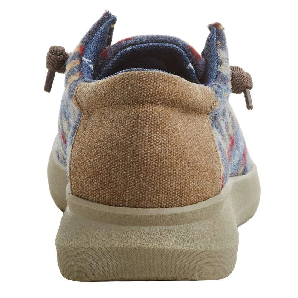 Ariat Men's Hilo Stretch Lace Blue Aztec Wooly Tan Casual Shoe - Image 5