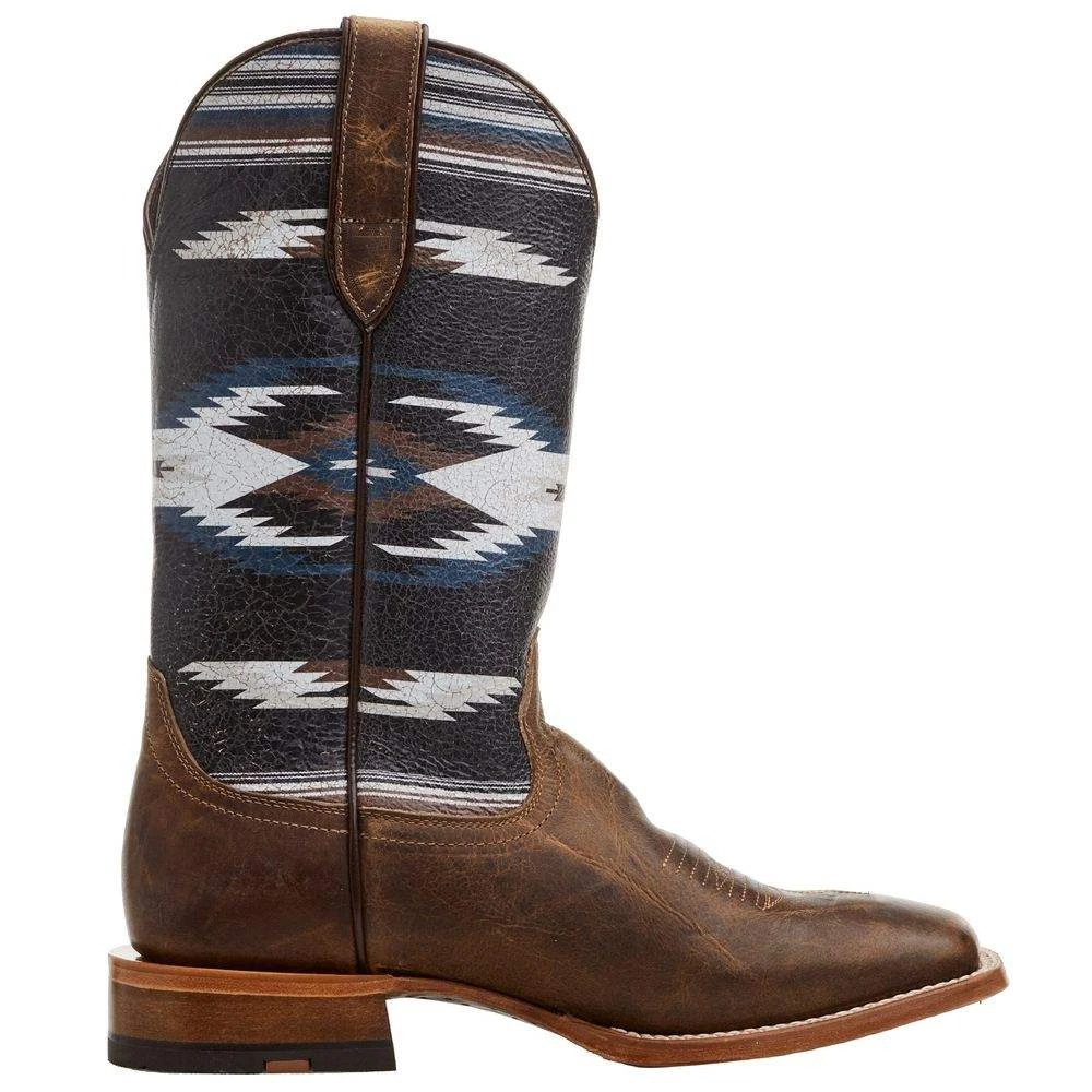 Ariat Men's Frontier Chimayo Natural Crunch 13in Arroyo Chocolate Top - Image 4