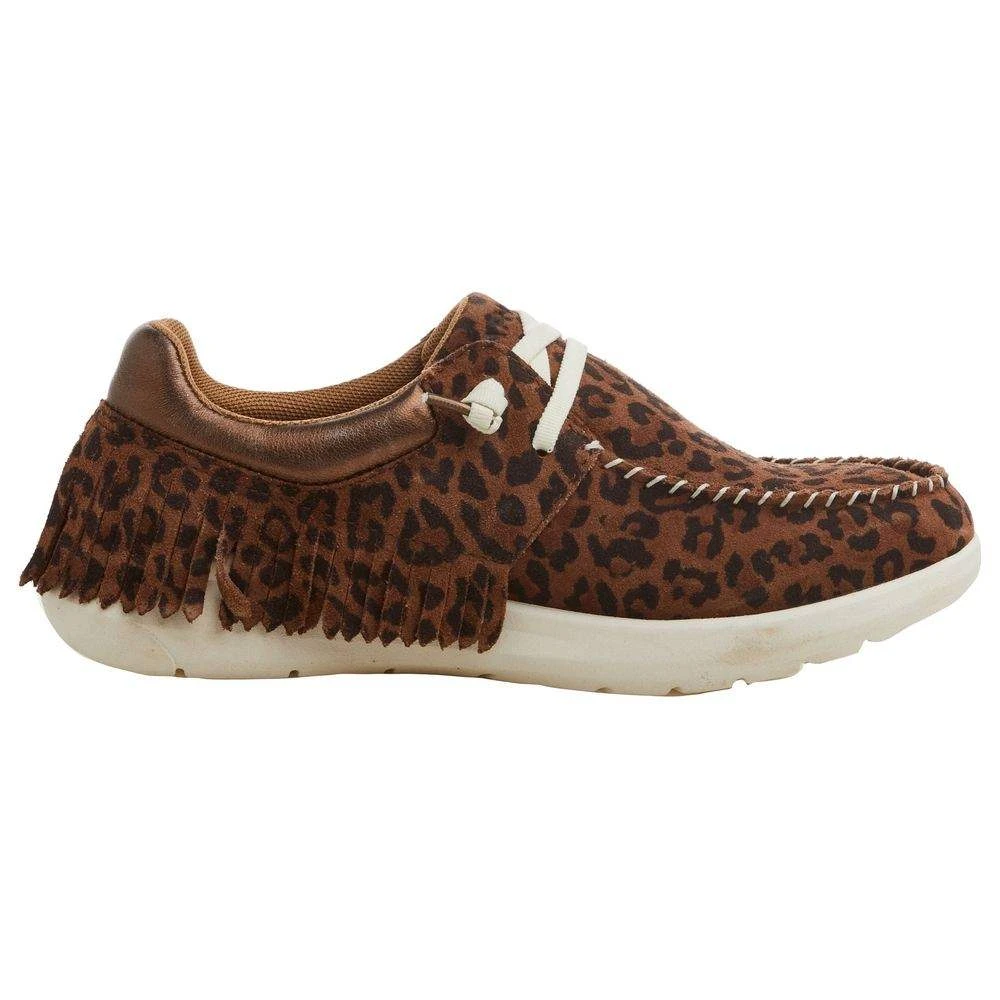 Ariat Women's Hilo Fringe Leopard Casual 4 Ariat Women's Hilo Fringe Leopard Casual - Image 4