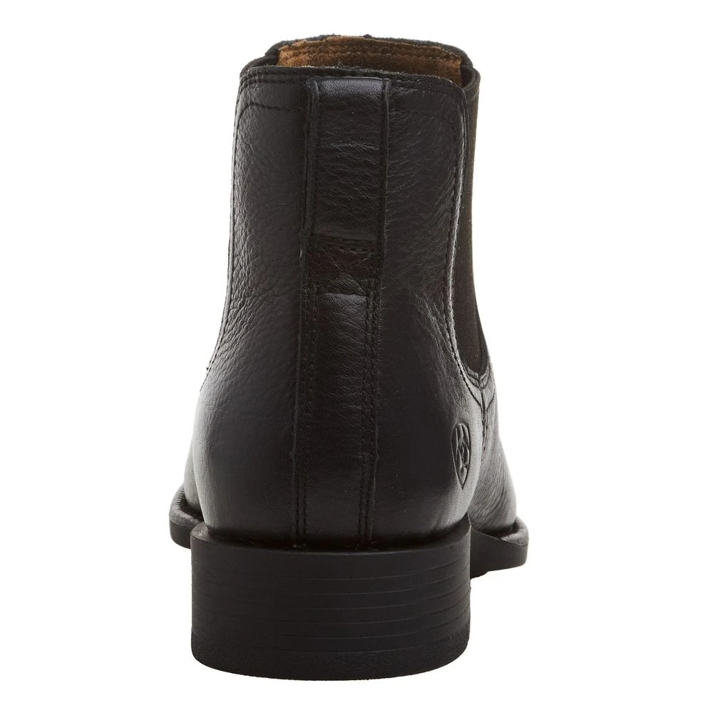 Ariat Men's Booker Ultra Square Toe 6in Black Deertan Top Pull On - Image 4