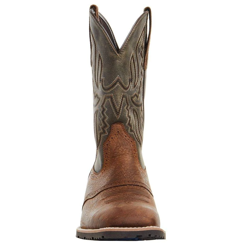 Ariat Men's Hybrid Ranchway Earth 11in Arizona Brown Top - Image 2