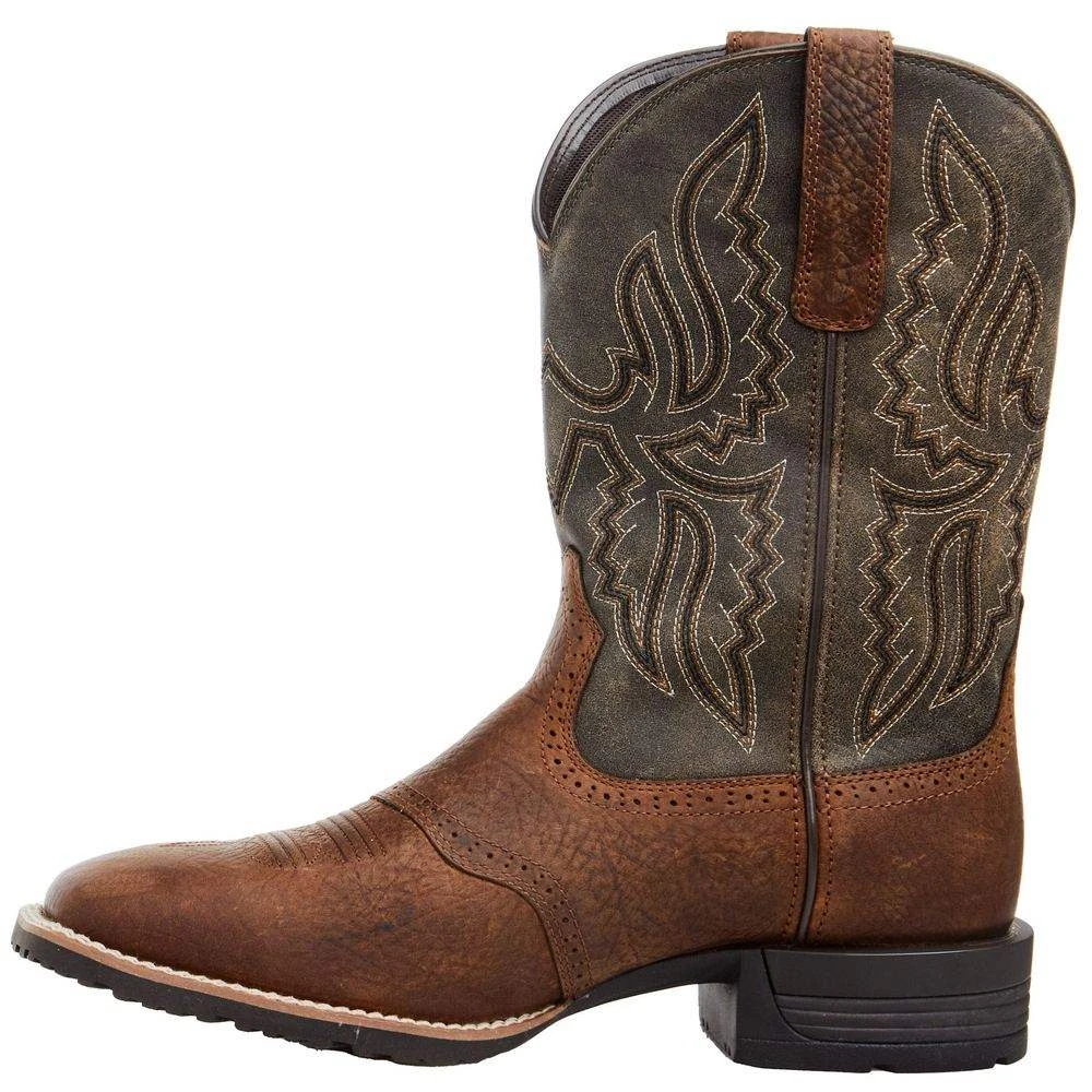 Ariat Men's Hybrid Ranchway Earth 11in Arizona Brown Top - Image 3
