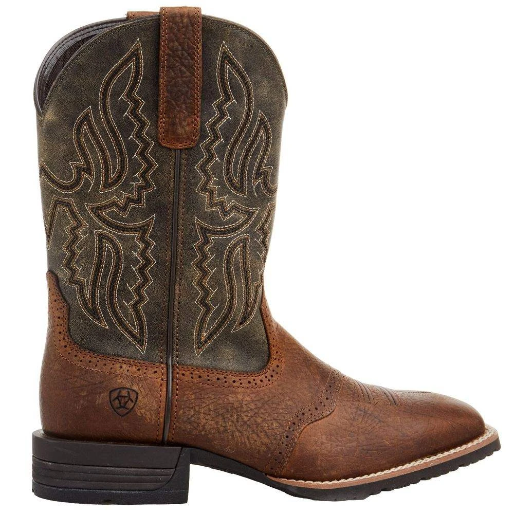 Ariat Men's Hybrid Ranchway Earth 11in Arizona Brown Top - Image 5