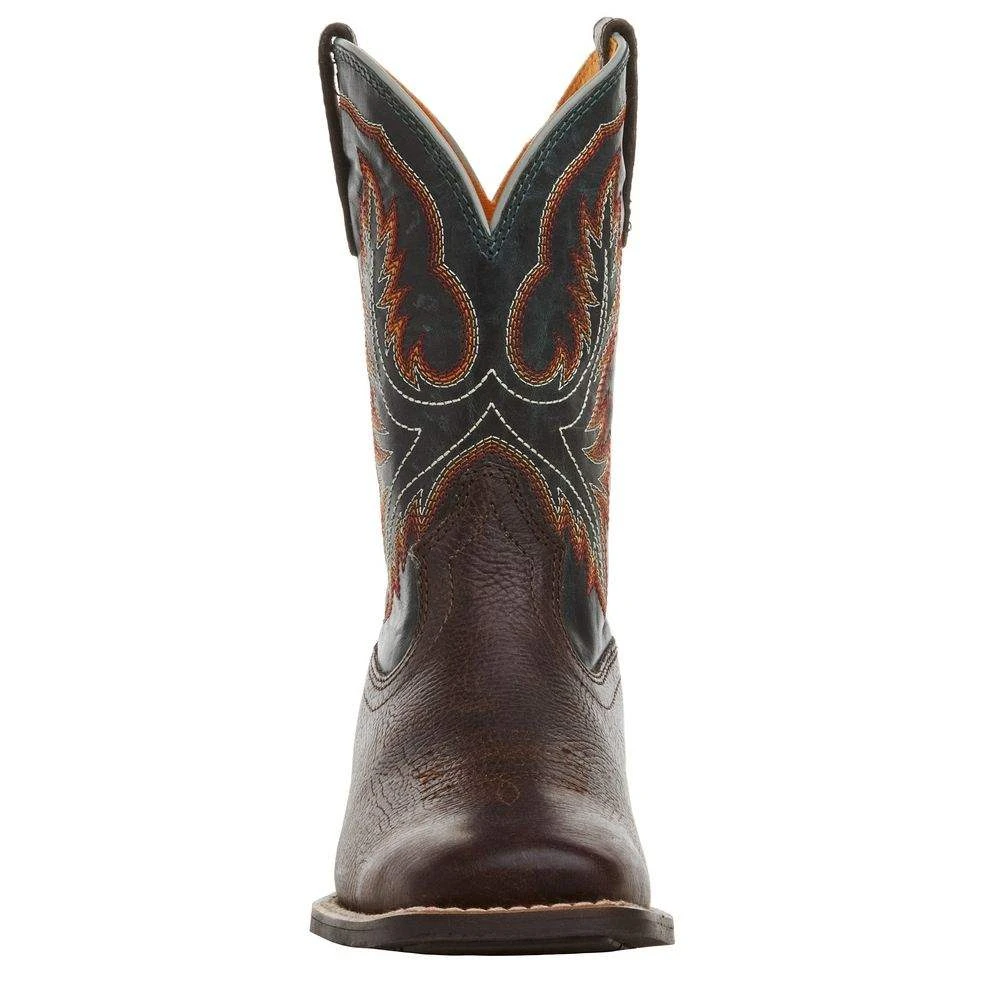 Ariat Youth Wilder Hat Box Brown And Deepest Teal Boot - Image 2