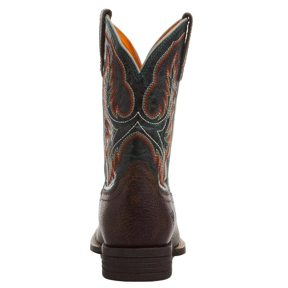 Ariat Youth Wilder Hat Box Brown And Deepest Teal Boot - Image 4