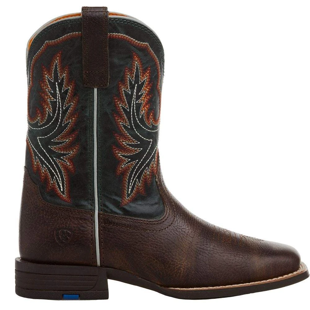 Ariat Youth Wilder Hat Box Brown And Deepest Teal Boot - Image 5