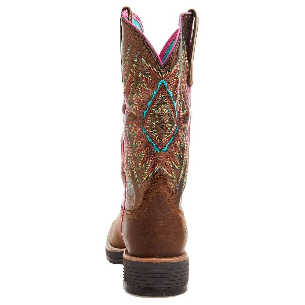 Ariat Women's Ridgeback Distressed Tan/ Bridle Tan 11 In Top Boot - Image 4