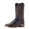 Ariat Men's Ariat Barker Black Full Quill Ostrich 11in. Liberty Black Top Cowboy Boots