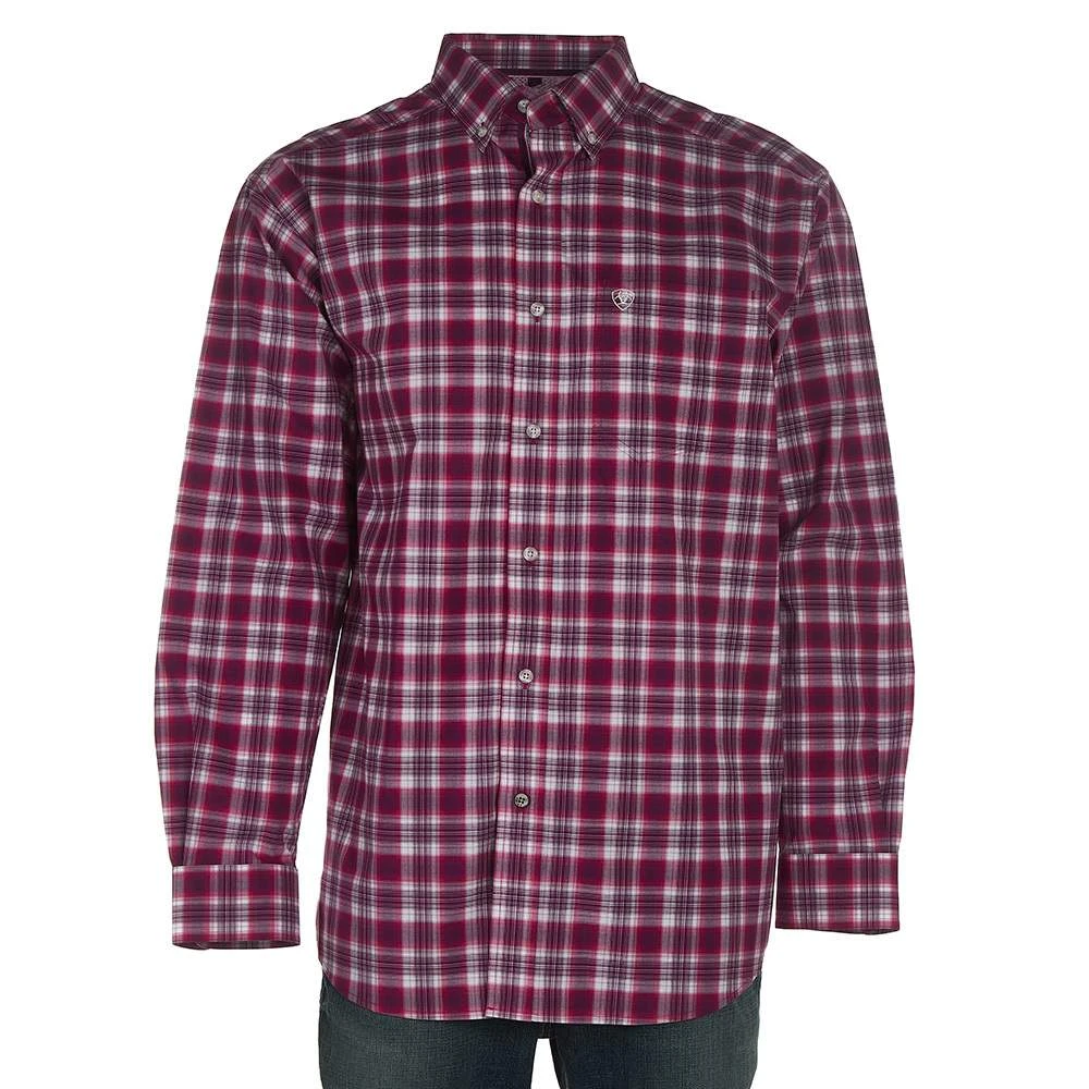 Ariat Pro Series Tampico Purple Plaid Shirt
