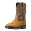 Ariat Men`s Workhog XT Boa H20 Aged Bark 11` Brown Top Soft Toe Work Boot