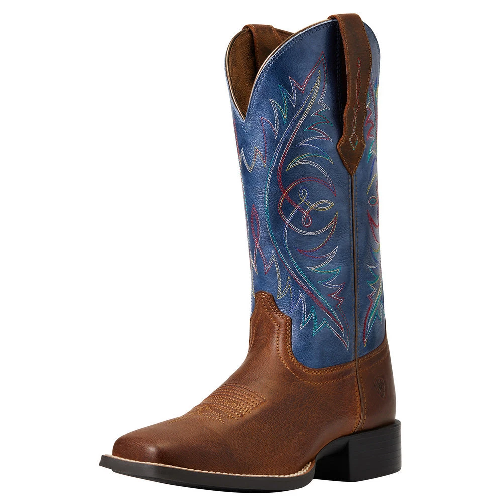 Ariat Round Up Wide Square Toe StretchFit Western Boot 1 Ariat Round Up Wide Square Toe StretchFit Western Boot