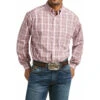 Ariat Men's Olinda Brown Plaid Shirt