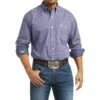 Ariat Men's Relentless Prime Stretch Blue Print Shirt