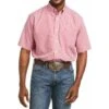 Men's Ariat Wrinkle Free Geranium Plaid Soren Shirt