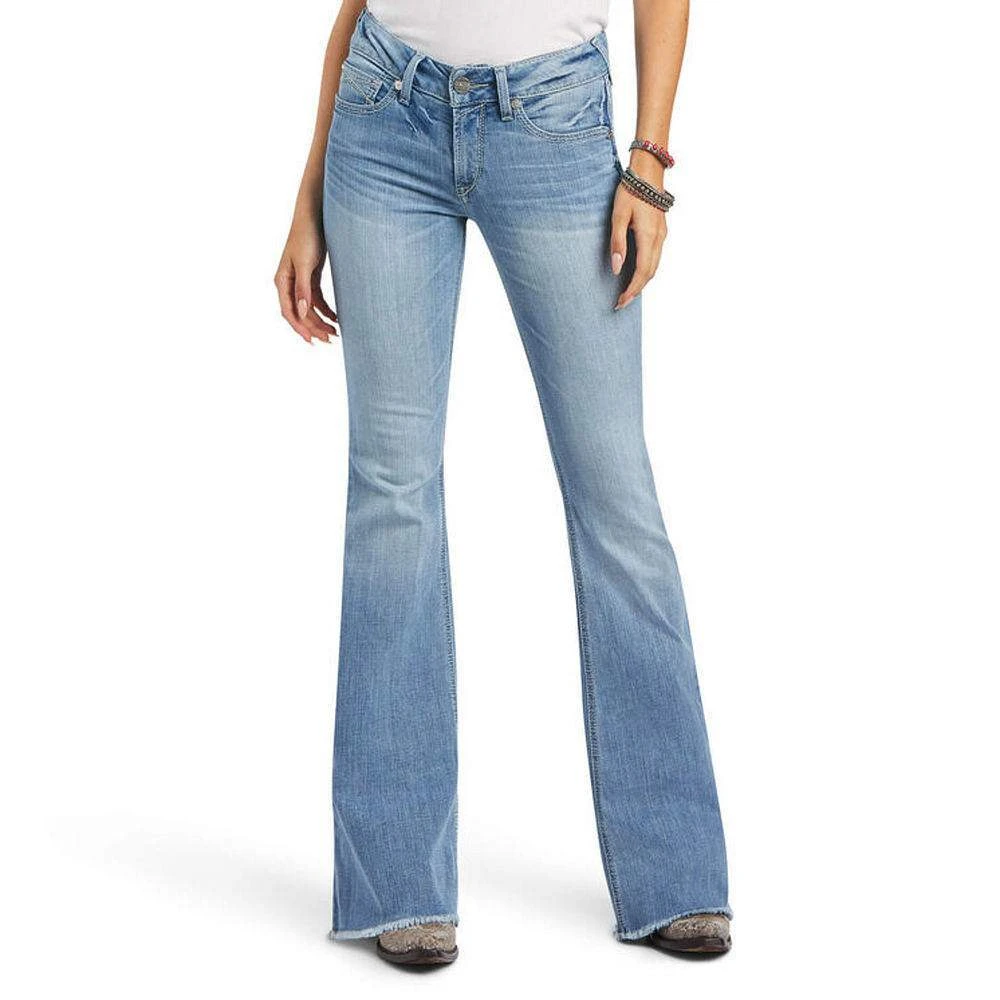 Ariat Women's REAL Perfect Rise Regina Flare Jean - Image 3