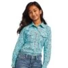 Ariat Girl's R.E.A.L. Bucking Bronc Shirt