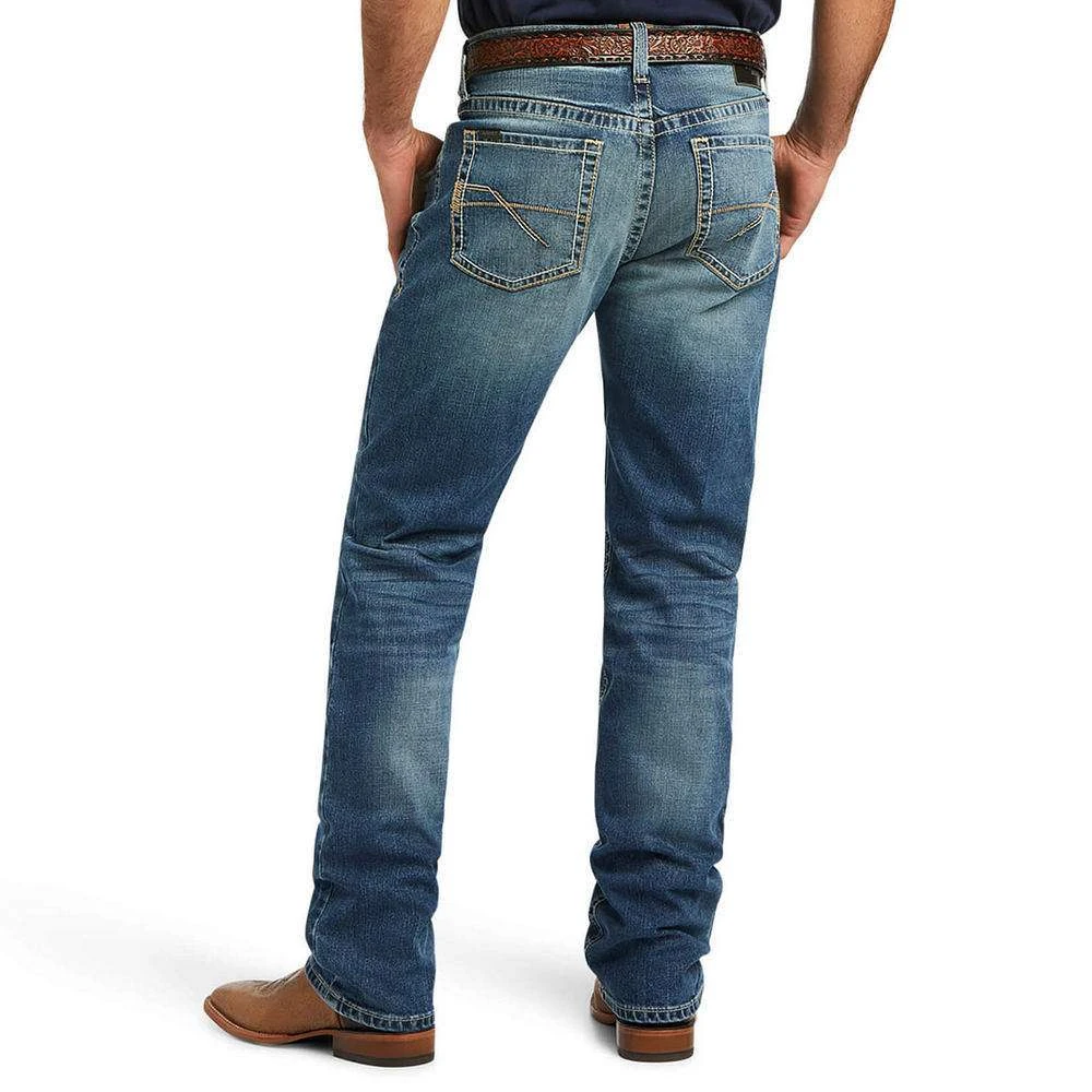 Ariat Men's M2 Traditional Relaxed Stretch Wilson Stackable Boot Cut Jean - Image 3