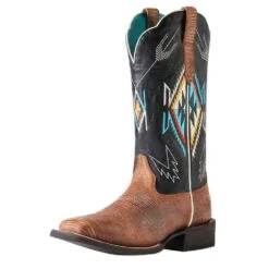 Ariat Women's Frontier Chimayo Wide Square Toe Western Boot