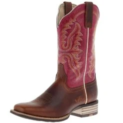 Ariat Women's Olena Vintage Caramel 11in. Berry Rogue Square Toe Boot