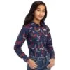 Ariat Girl's REAL Rose Shirt