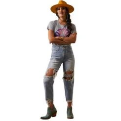 Ariat Womens Ultra High Rise Tomboy Straight Jean