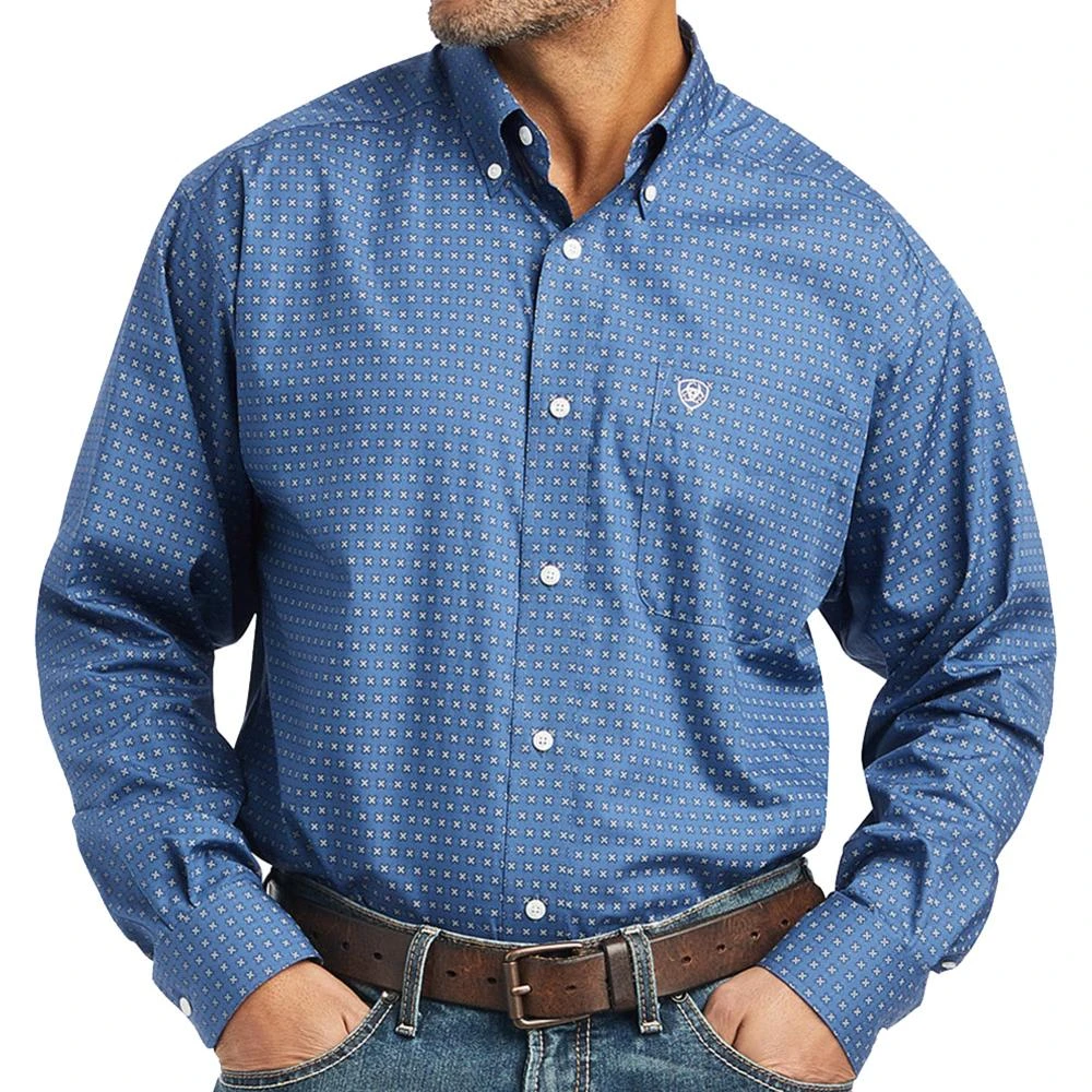Ariat Men's Wrinkle Free Eaden Classic Fit Shirt