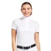 Ariat Women's Aptos White Short Sleeve English Show Shirt