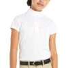 Ariat Youth Aptos White Short Sleeve English Show Shirt