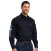 Ariat Men’s Team Logo Mexi Twill Classic Fit Long Sleeve Shirt