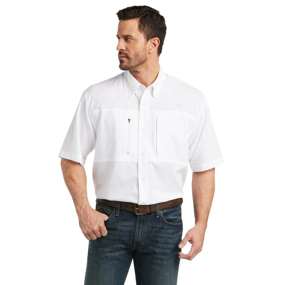 Ariat Men's White VentTEK Classic Fit Shirt