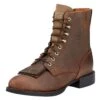 Ariat Women's Heritage Lacer II Distressed Brown 6 In Top Boot