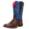 Ariat Women's Delilah Stretchfit Dark Cottage/ Ole Blue 10 In Top Boot