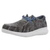 Ariat Men's Hilo Stretch Lace Heather Grey And Blue Aztec Print Casual Shoe