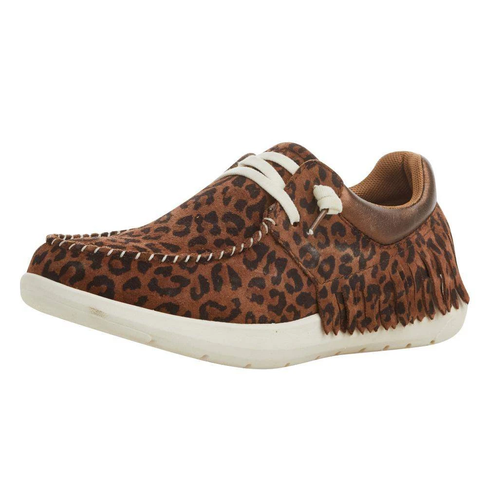 Ariat Women's Hilo Fringe Leopard Casual 1 Ariat Women's Hilo Fringe Leopard Casual