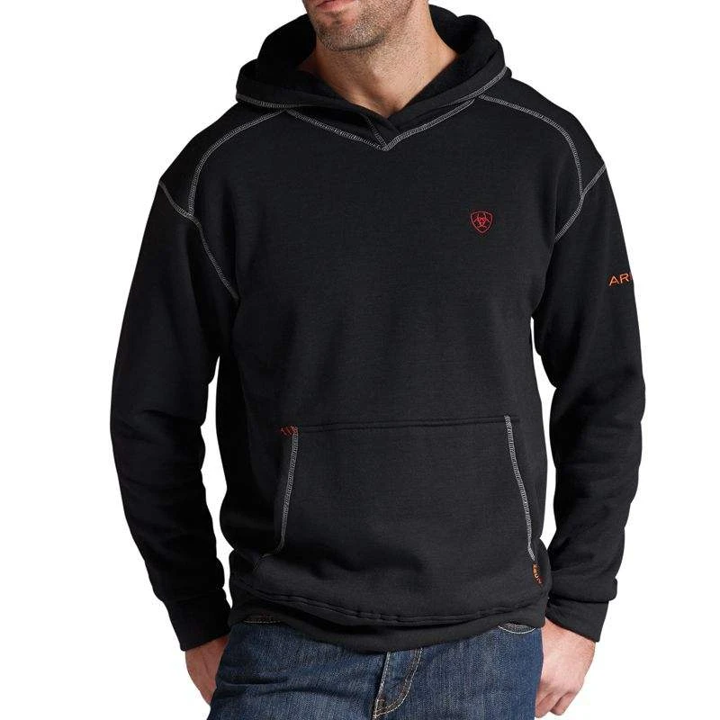 Men's Ariat Flame Resistant Tek Black Hoodie