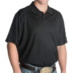 Ariat Men's Black AC Polo Shirt